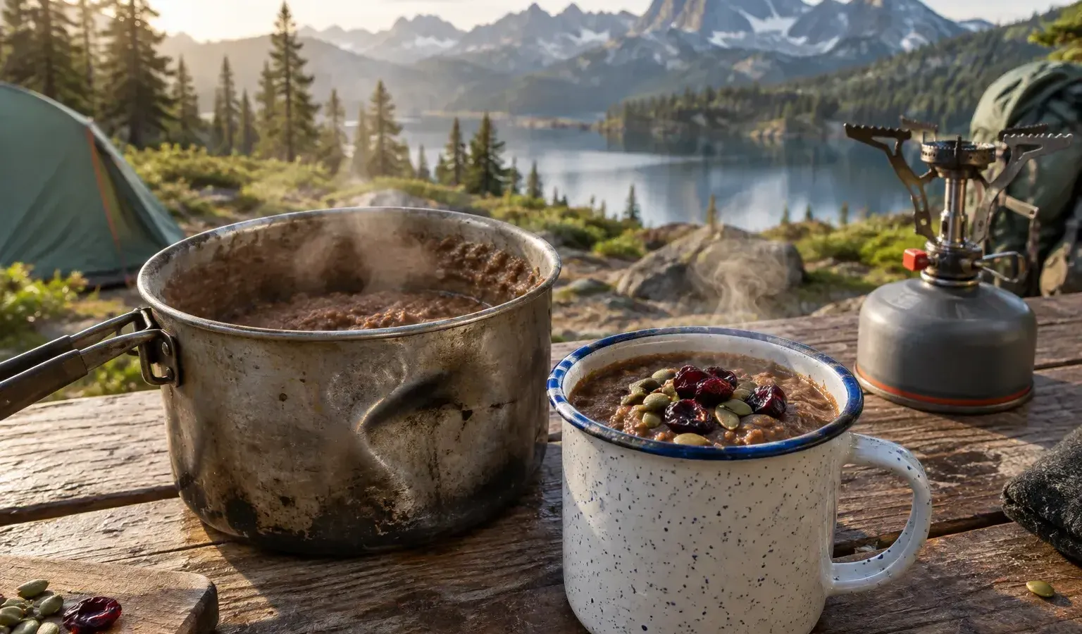 Camp Champurrado-Style Masa Porridge with Cinnamon and Cocoa