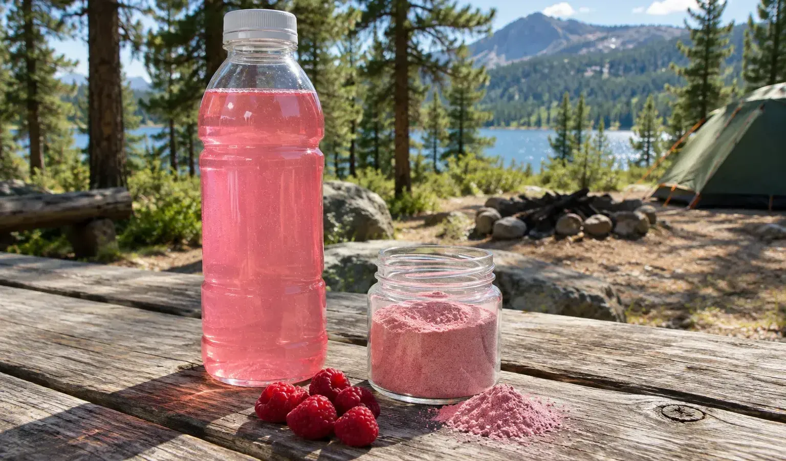 Citrus Raspberry Electrolyte Drink Mix for Camp, Just Add Water